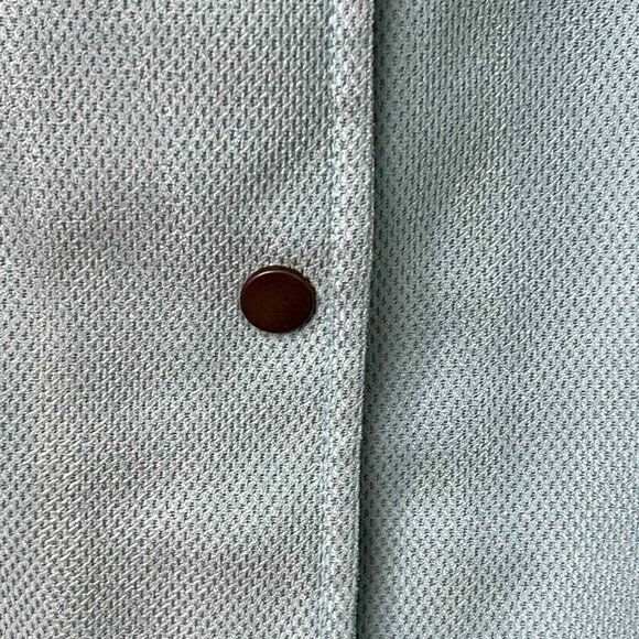 RQT Light Blue Polyester Womens Jacket Size M‎ buttons with collar - Picture 8 of 10